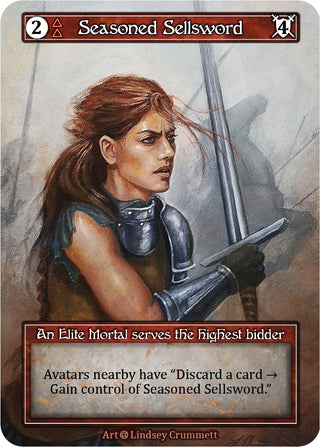 Image for Seasoned Sellsword (Foil) (Alpha) - Sorcery: Contested Realm