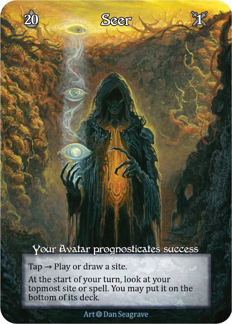 Image for Seer (Foil) (Alpha) - Sorcery: Contested Realm