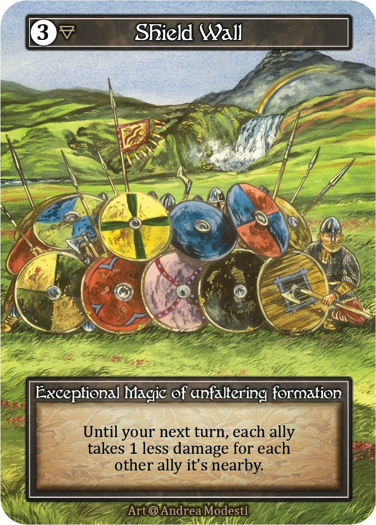 Shield Wall (Foil) - Sorcery: Contested Realm Single