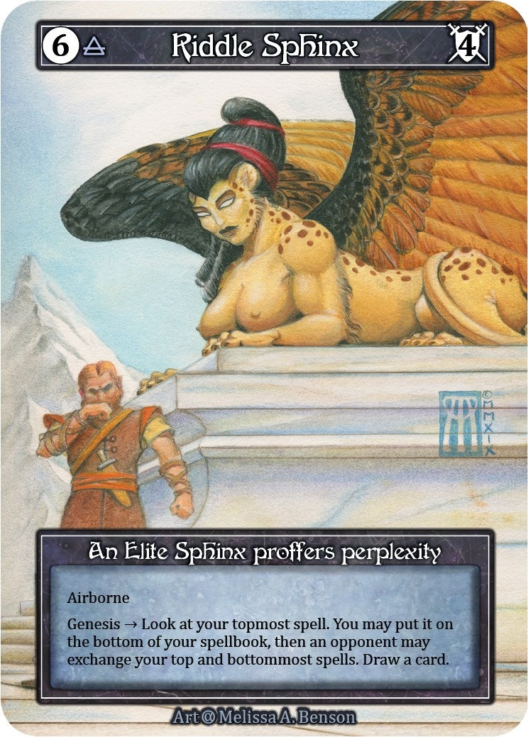 Image for Riddle Sphinx (Foil) (Alpha) - Sorcery: Contested Realm