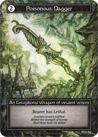 Image for Poisonous Dagger (Foil) (Alpha) - Sorcery: Contested Realm