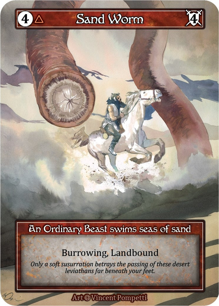 Image for Sand Worm (Foil) (Alpha) - Sorcery: Contested Realm