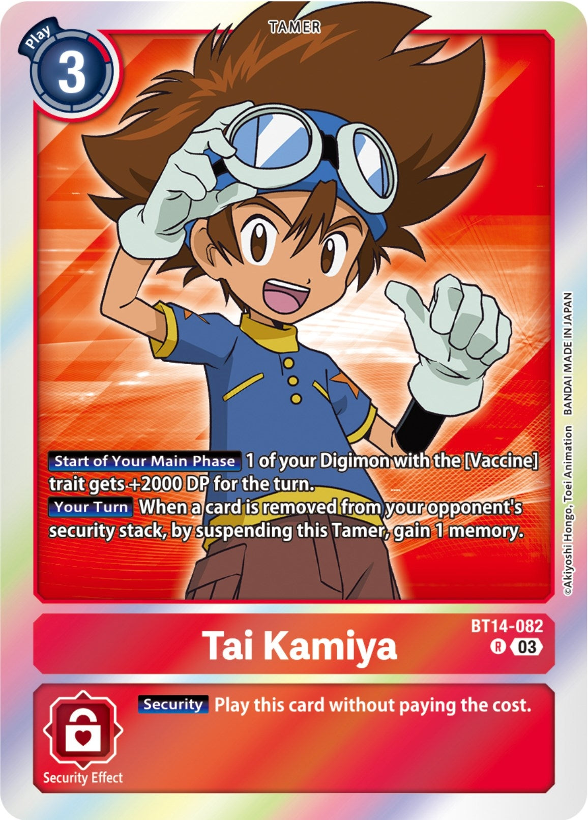 Tai Kamiya (14082) [BT14] - Digimon Card Game Single