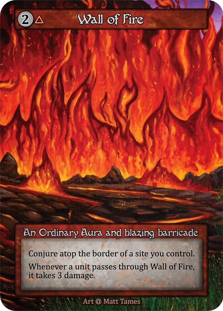 Wall of Fire - Sorcery: Contested Realm Single