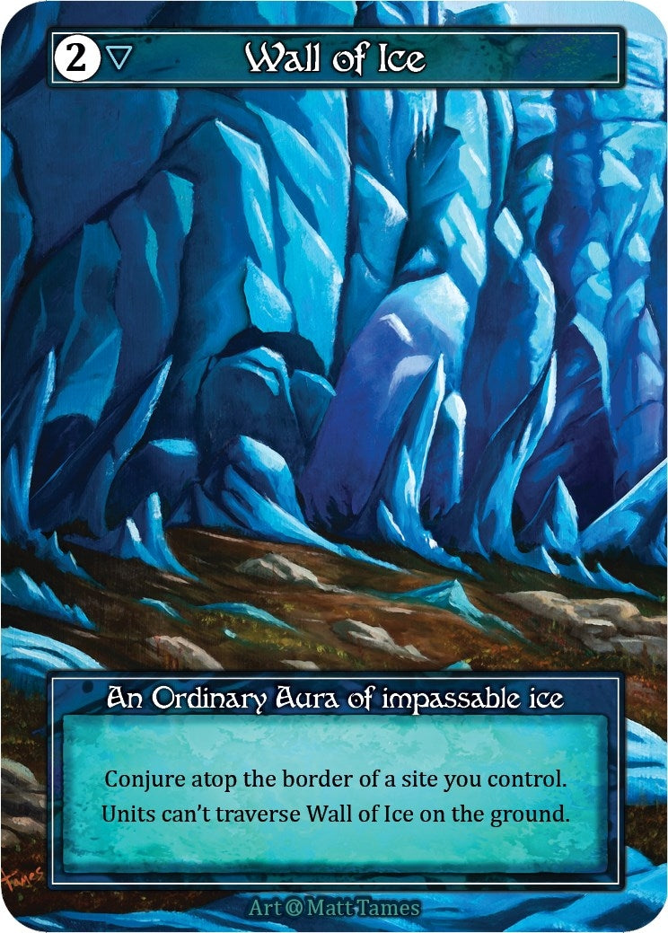 Image for Wall of Ice (Foil) (Alpha) - Sorcery: Contested Realm