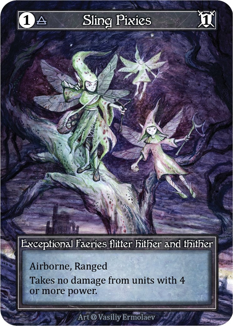 Sling Pixies (Foil) - Sorcery: Contested Realm Single