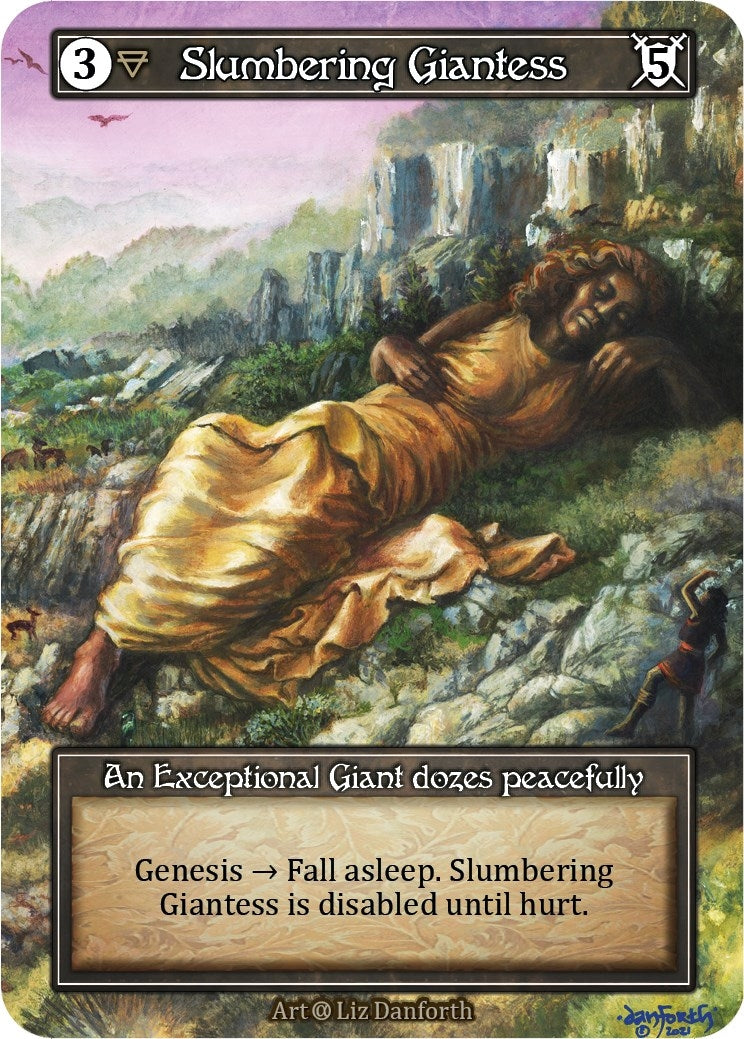 Slumbering Giantess (Foil) - Sorcery: Contested Realm Single