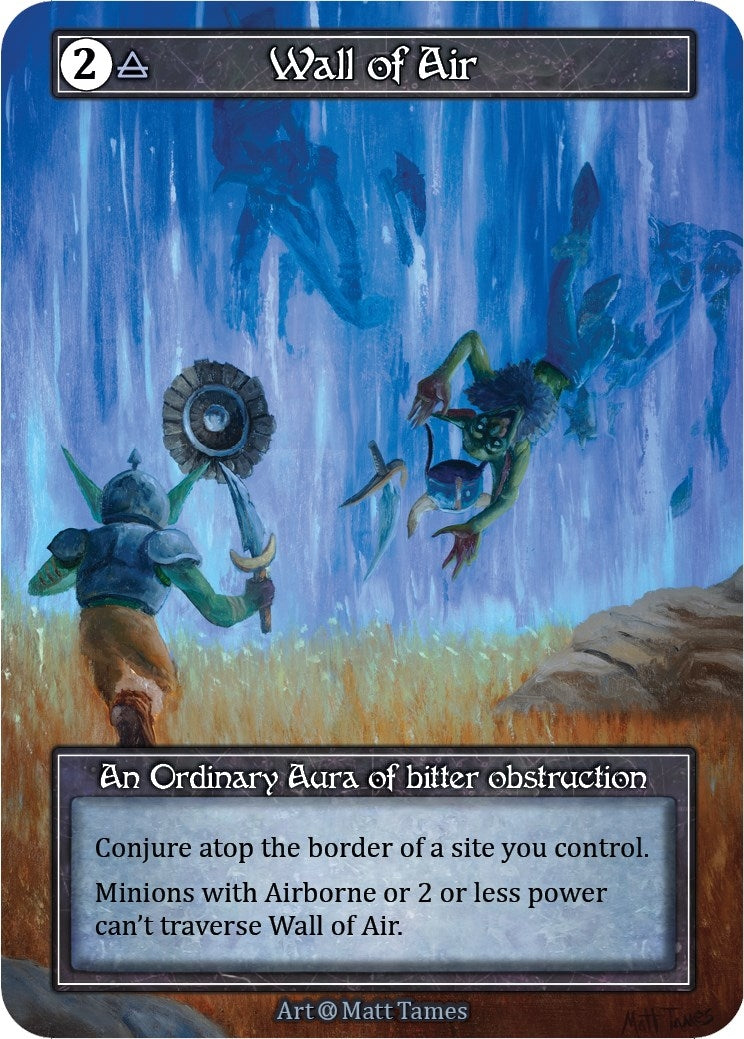 Image for Wall of Air (Foil) (Alpha) - Sorcery: Contested Realm