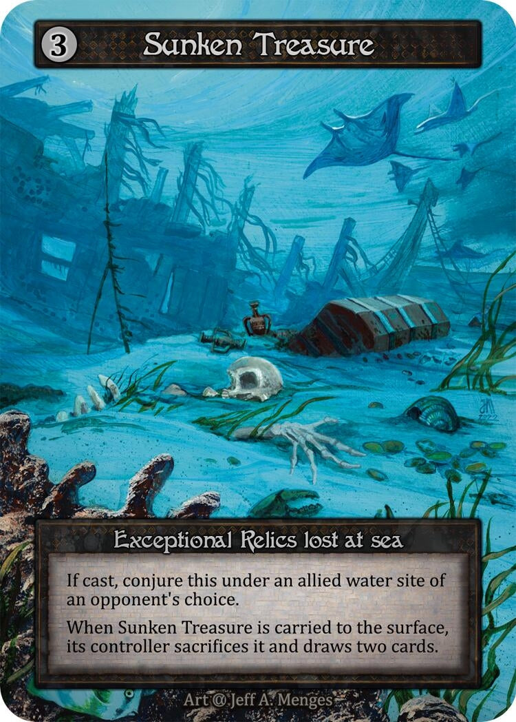 Image for Sunken Treasure (Alpha) - Sorcery: Contested Realm
