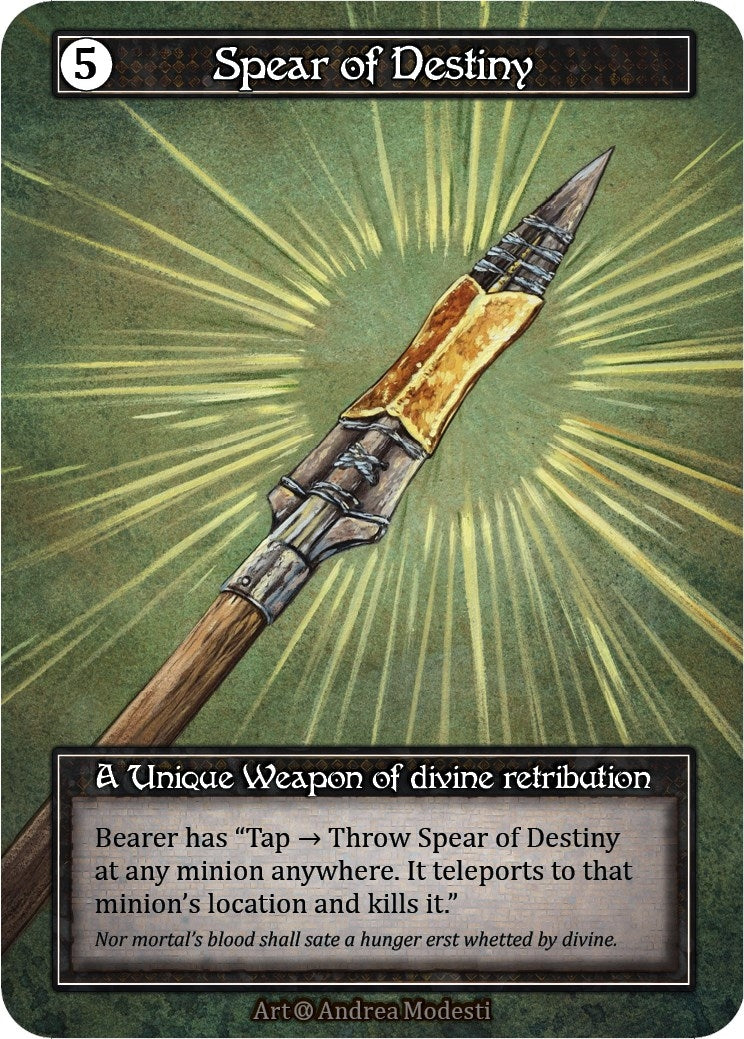 Spear of Destiny (Foil) - Sorcery: Contested Realm Single