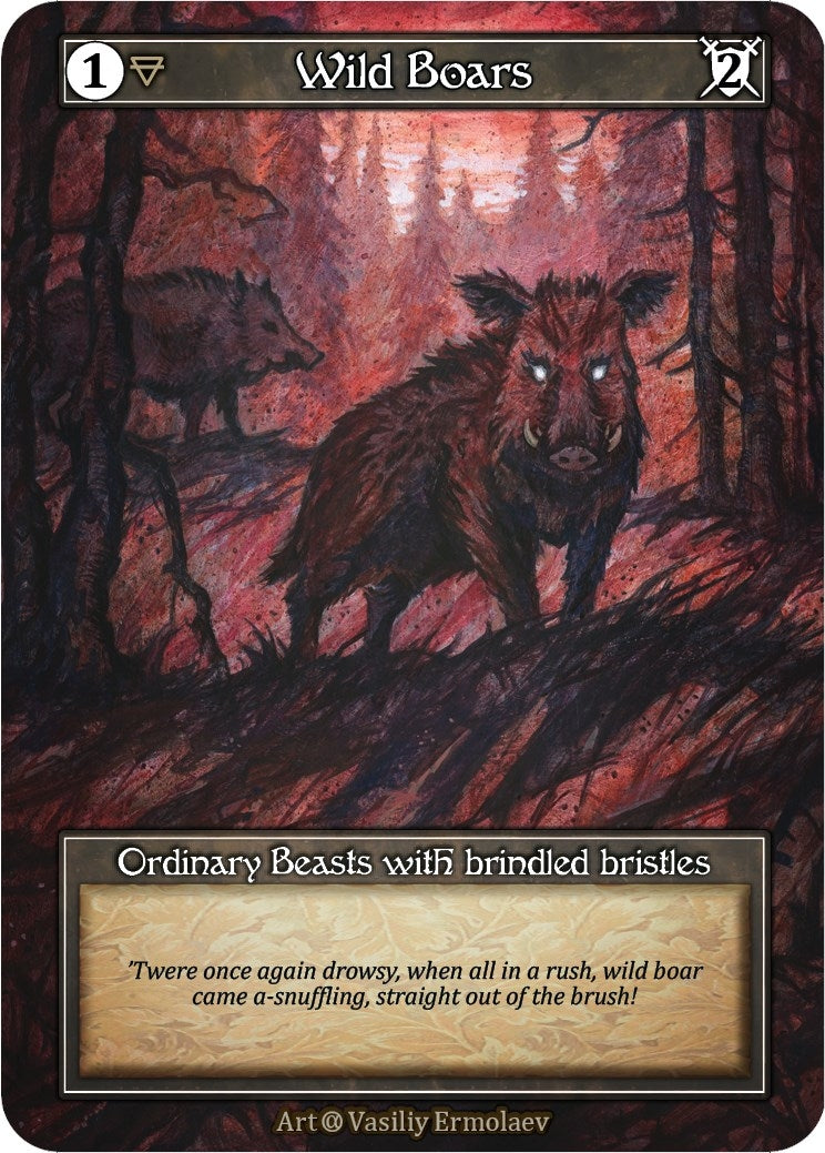 Wild Boars (Foil) - Sorcery: Contested Realm Single