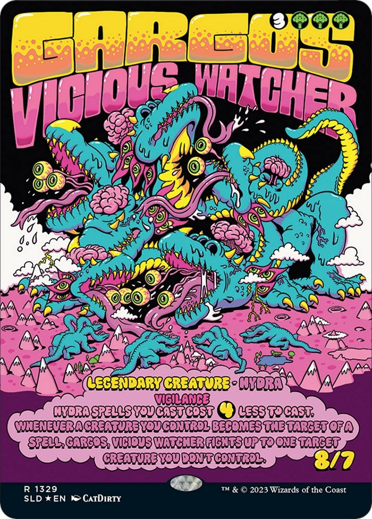 Gargos Vicious Watcher (1329) [SLD] - MTG Single