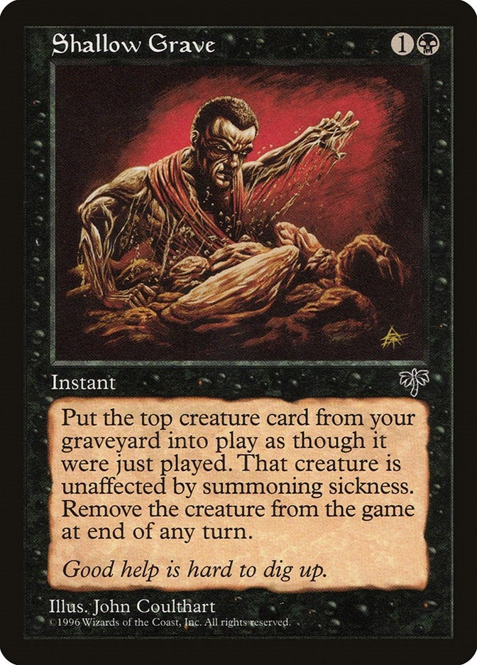 Shallow Grave [MIR] - MTG Single