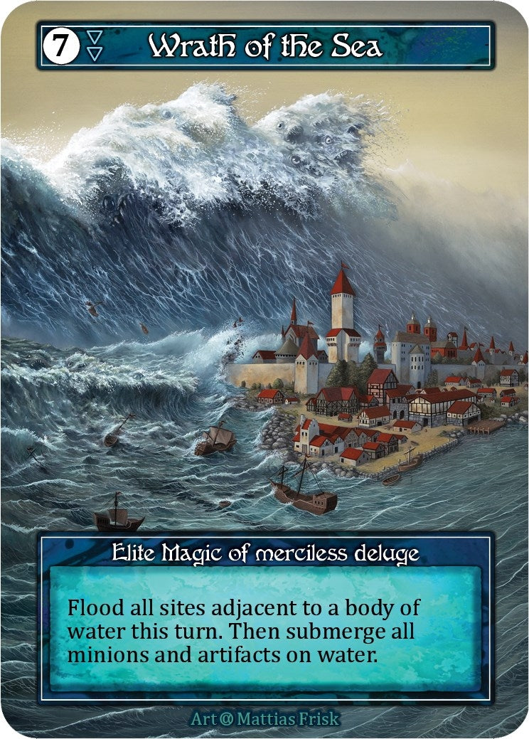 Image for Wrath of the Sea (Foil) (Alpha) - Sorcery: Contested Realm