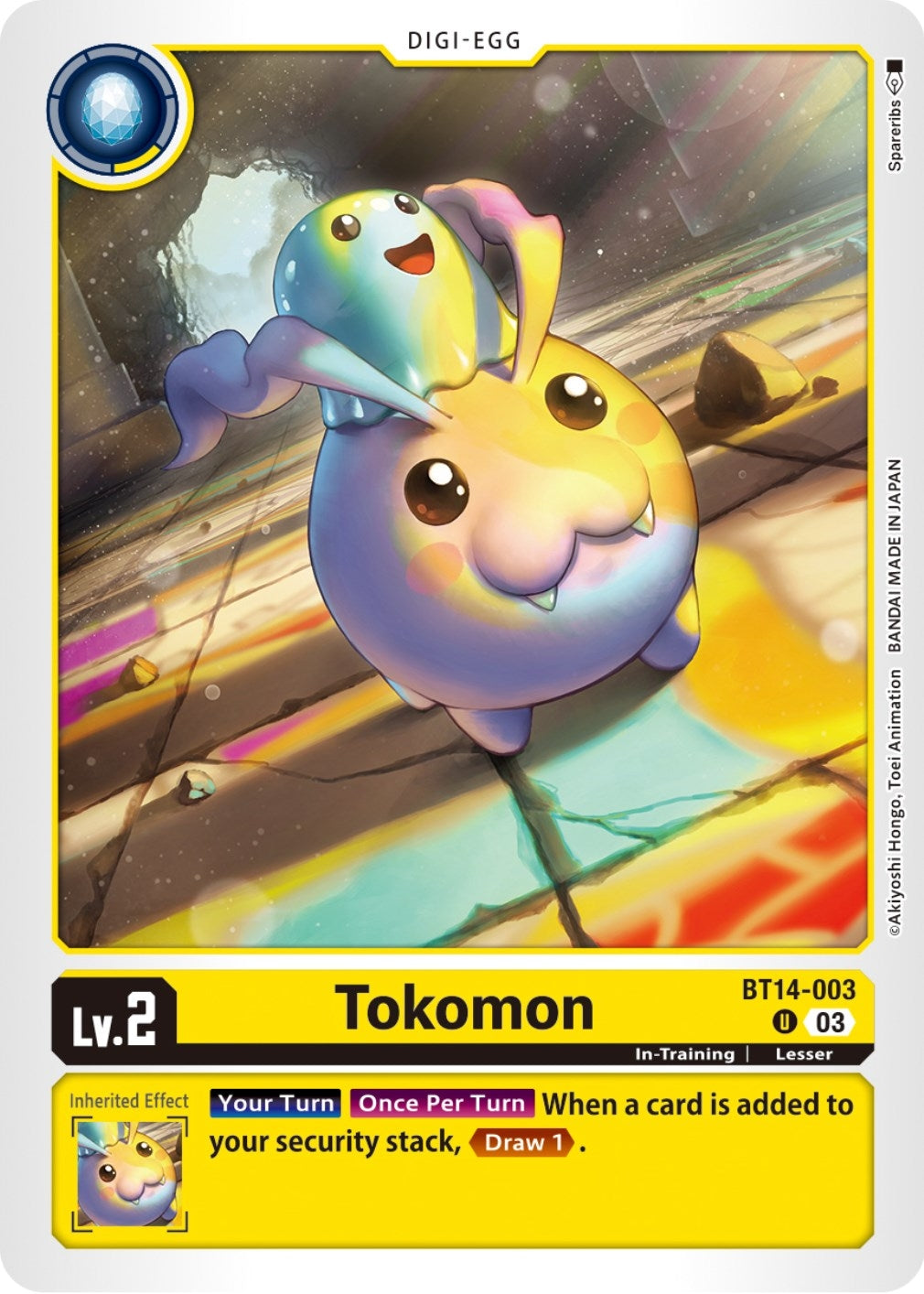 Tokomon (14003) [BT14] - Digimon Card Game Single