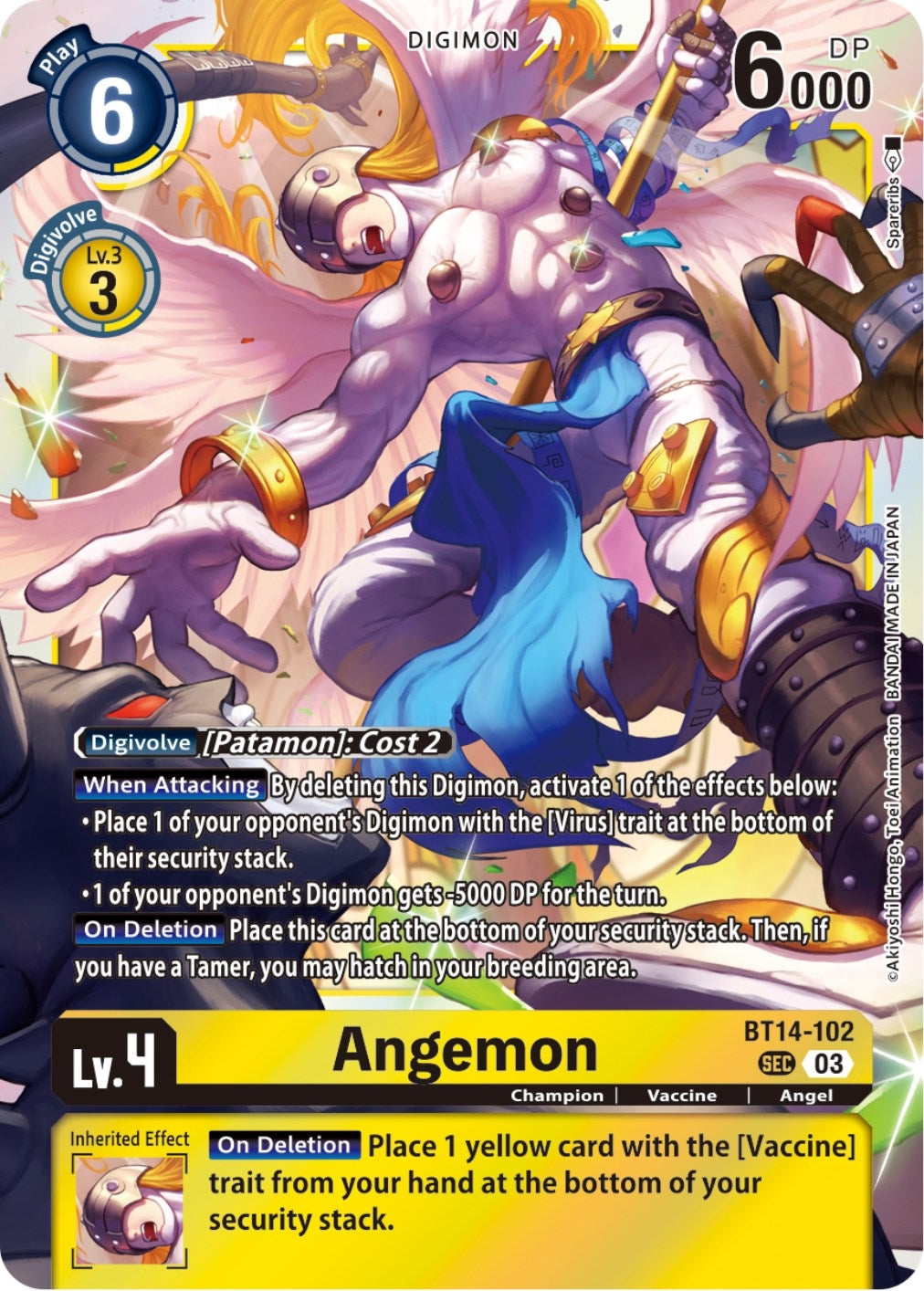 Angemon (14102) [BT14] - Digimon Card Game Single