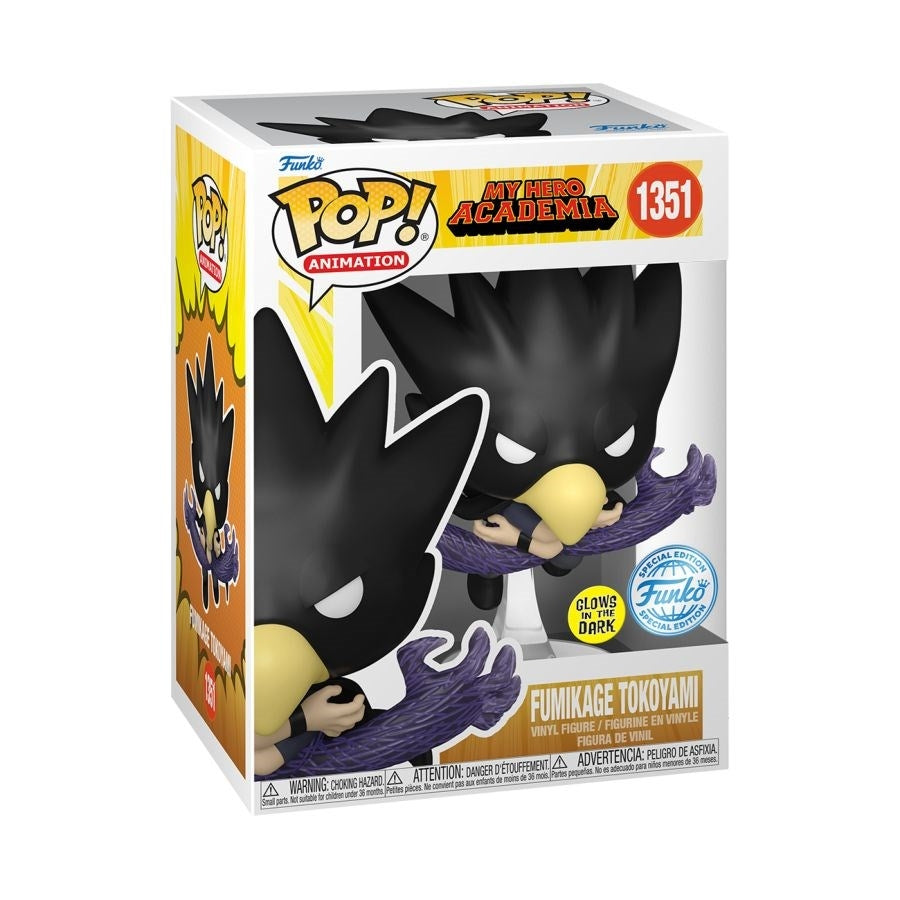 My Hero Academia: Fumikage Tokoyami (Fallen Angel) (US Exclusive) (1351) [POP!] - Funko Sealed