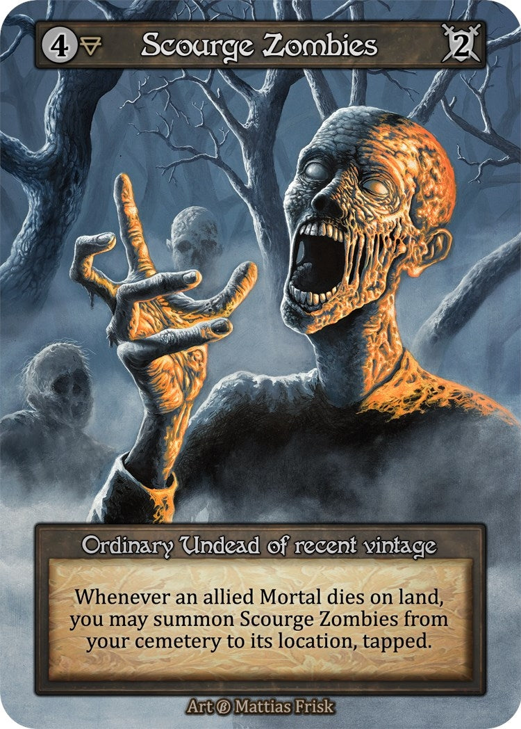 Scourge Zombies [B] - Sorcery: Contested Realm Single