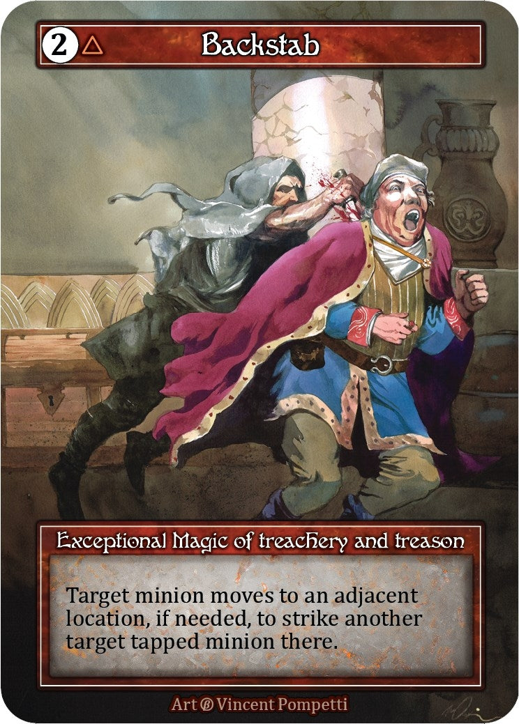 Backstab (Foil) [B] - Sorcery: Contested Realm Single