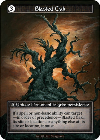 Blasted Oak (Foil) [B] - Sorcery: Contested Realm Single