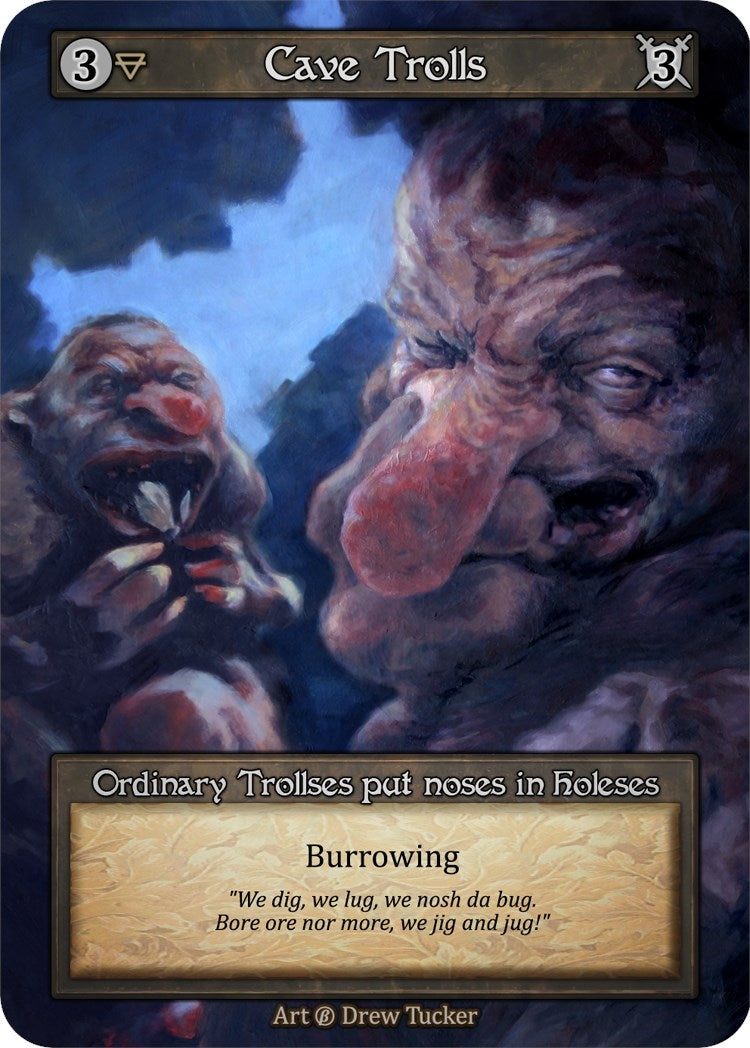 Cave Trolls [B] - Sorcery: Contested Realm Single