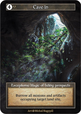 Image for Cave-In (Foil) (Beta) - Sorcery: Contested Realm
