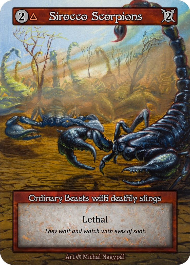 Sirocco Scorpions [B] - Sorcery: Contested Realm Single