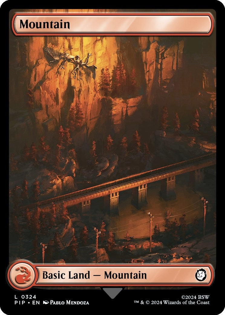 Mountain (0324) (324) [PIP] - MTG Single