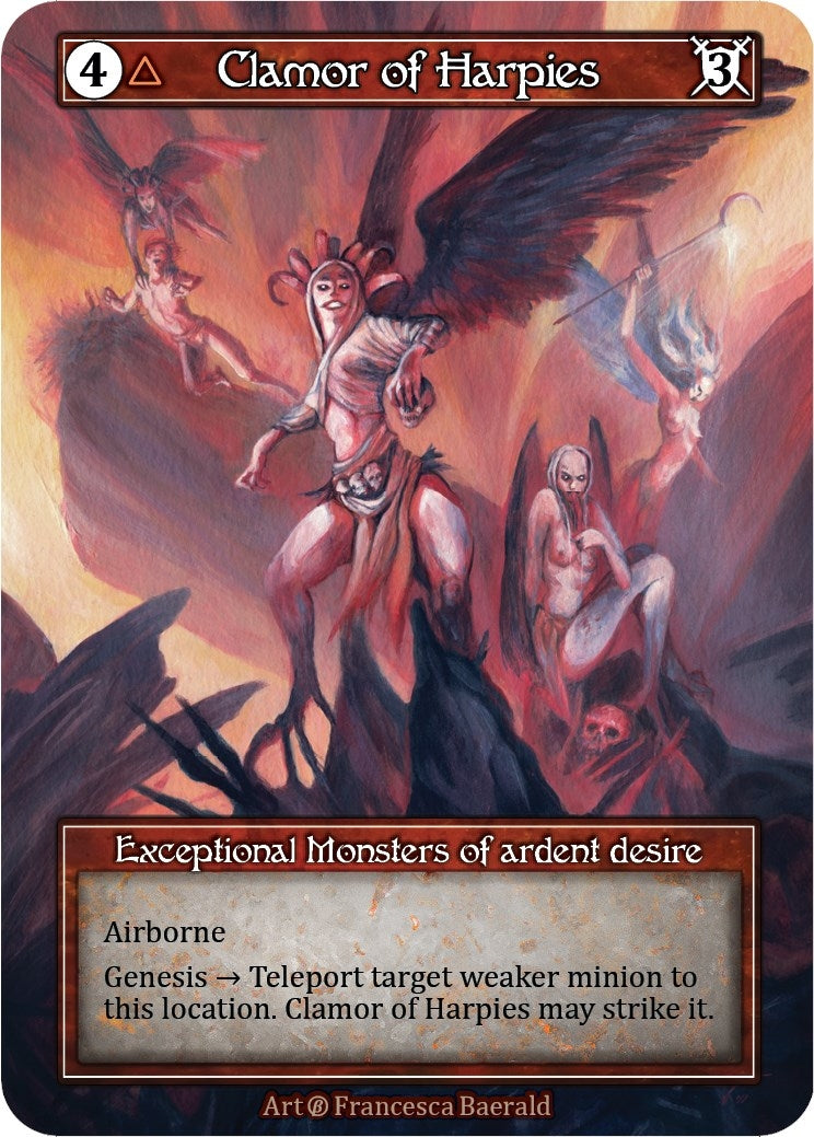 Clamor of Harpies (Foil) [B] - Sorcery: Contested Realm Single