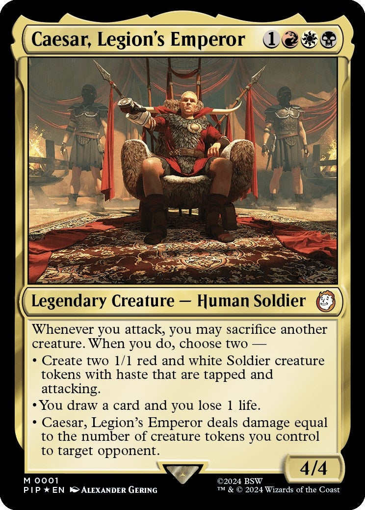 Caesar Legion’s Emperor (1) [PIP] - MTG Single