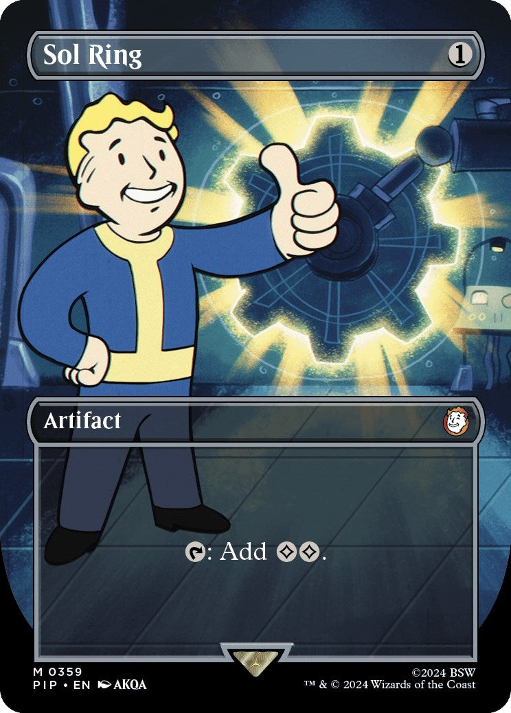 Sol Ring (Borderless) (359) [PIP] - MTG Single