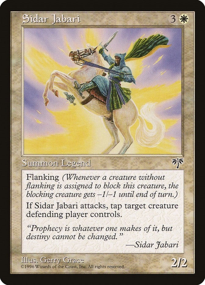 Sidar Jabari [MIR] - MTG Single