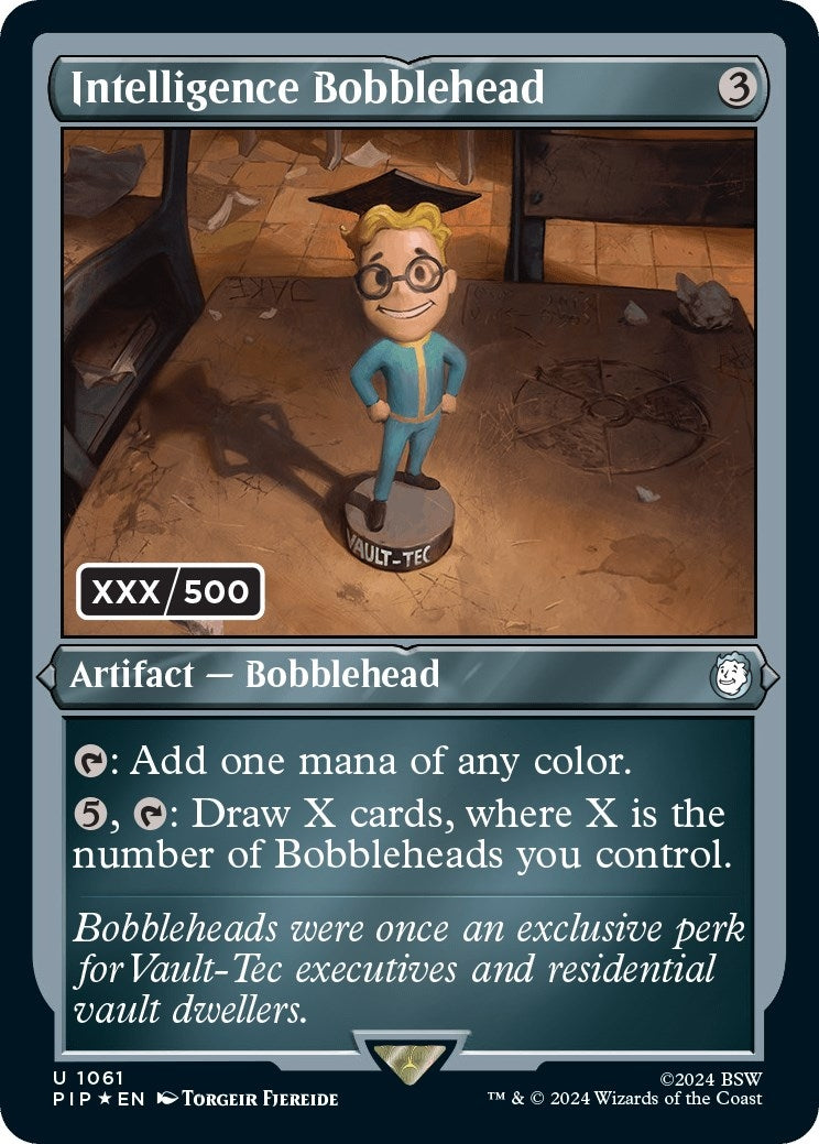 Intelligence Bobblehead (Serial Numbered) (1061) [PIP] - MTG Single