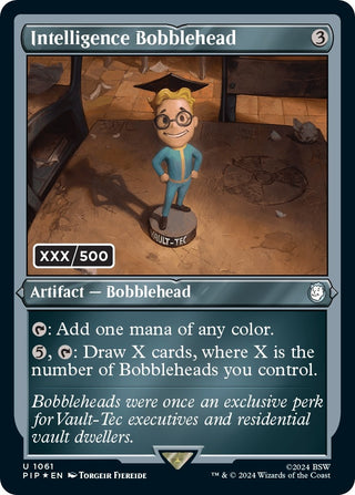 Intelligence Bobblehead (Serial Numbered) (1061) [PIP] - MTG Single