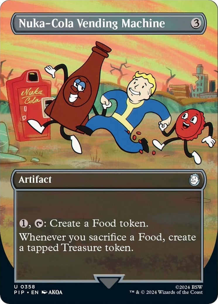 Nuka-Cola Vending Machine (Borderless) (358) [PIP] - MTG Single