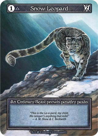 Snow Leopard (Foil) [B] - Sorcery: Contested Realm Single