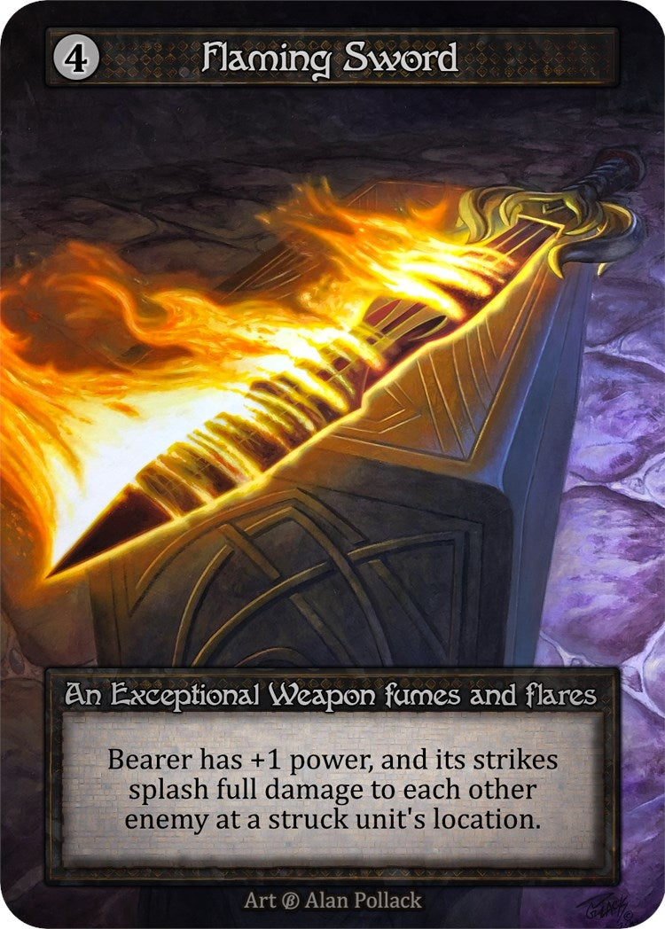Flaming Sword [B] - Sorcery: Contested Realm Single