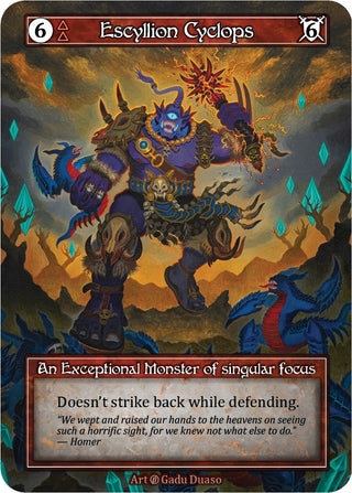 Image for Escyllion Cyclops (Foil) (Beta) - Sorcery: Contested Realm