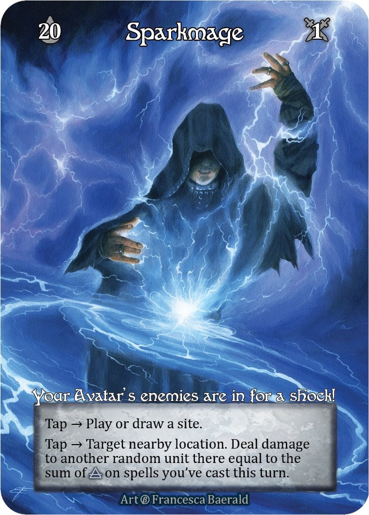 Sparkmage (Foil) [B] - Sorcery: Contested Realm Single