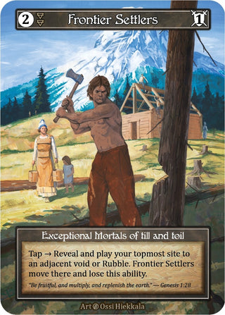 Frontier Settlers (Foil) [B] - Sorcery: Contested Realm Single