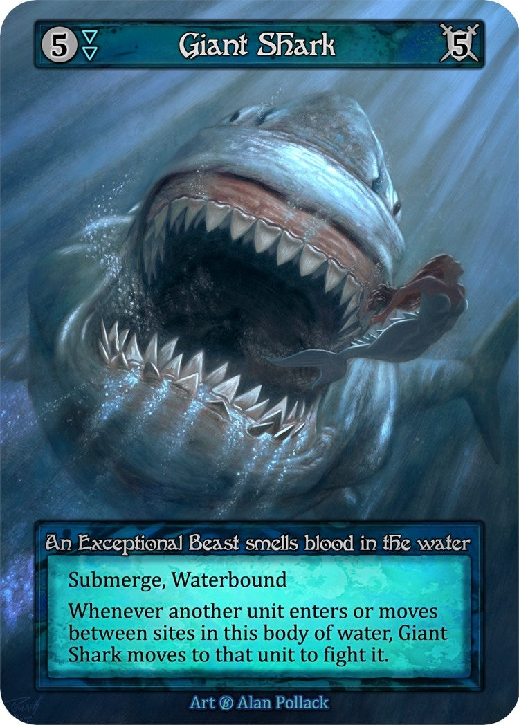 Giant Shark [B] - Sorcery: Contested Realm Single
