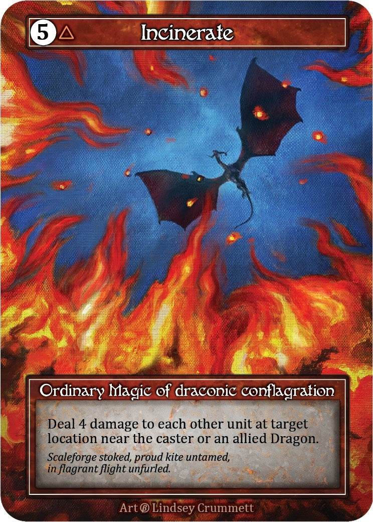 Incinerate (Foil) [B] - Sorcery: Contested Realm Single