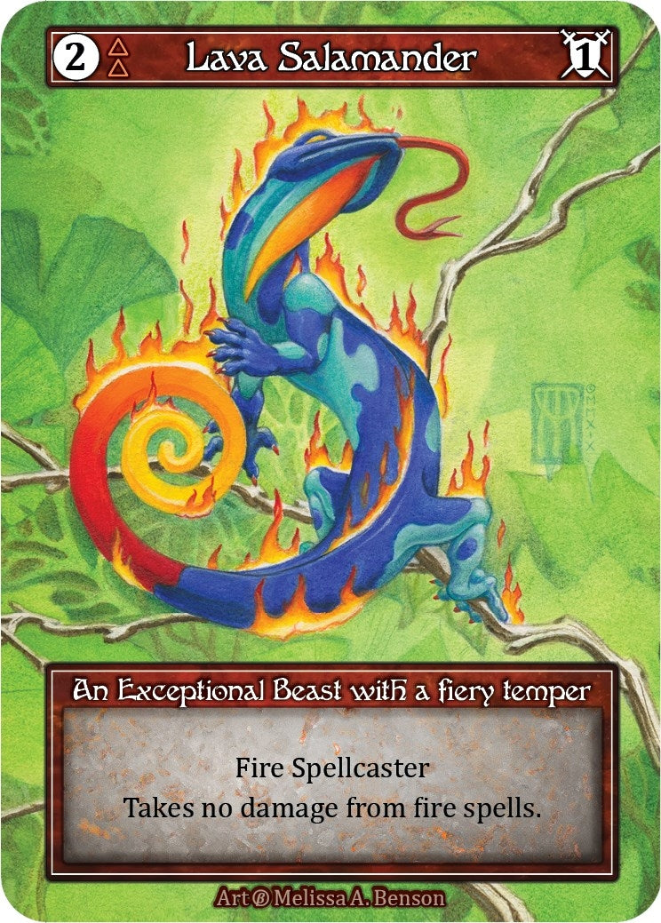 Lava Salamander (Foil) [B] - Sorcery: Contested Realm Single