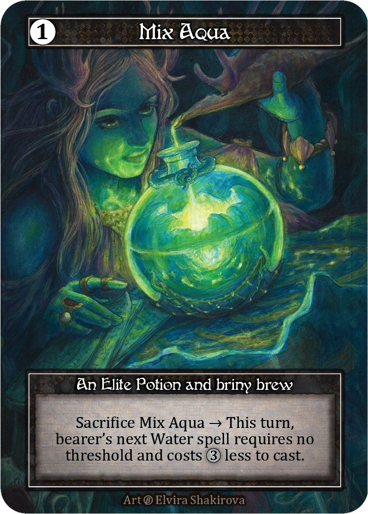 Mix Aqua (Foil) [B] - Sorcery: Contested Realm Single