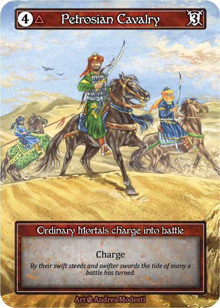 Petrosian Cavalry (Foil) [B] - Sorcery: Contested Realm Single