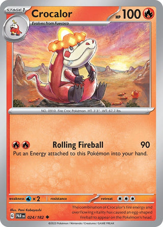 Crocalor (24) (PAR) - Pokemon Single