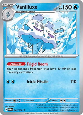 Vanilluxe (45) (PAR) - Pokemon Single