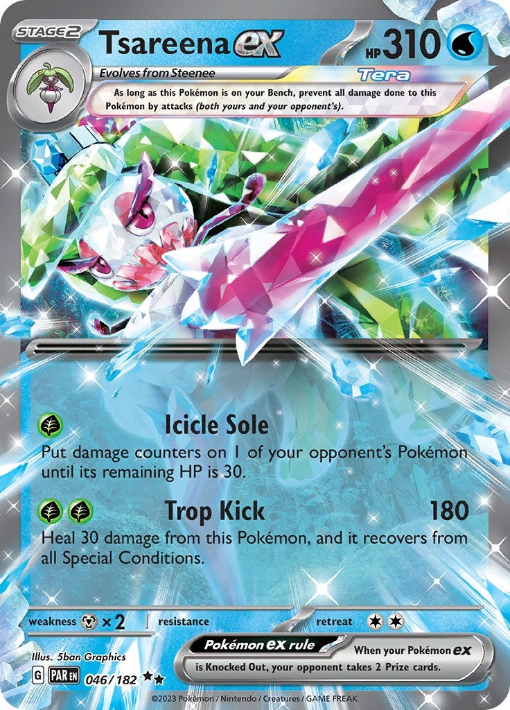 Tsareena ex - 046/182 (46) (PAR) - Pokemon Single