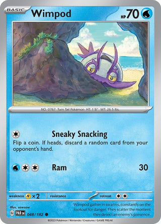 Wimpod - 048/182 (48) (PAR) - Pokemon Single