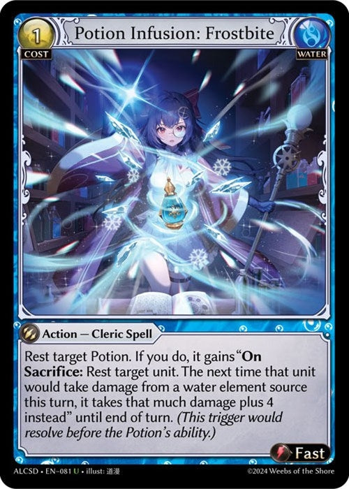 Image for Potion Infusion: Frostbite (081) (Alchemical Revolution Starter Decks) - Grand Archive TCG